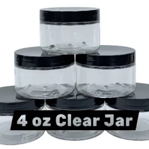 4 OZ Clear Jar